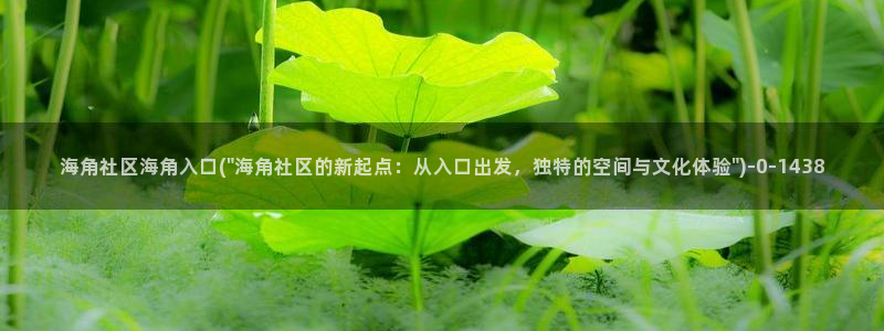 谁知道海角社区：海角社区海角入口(\